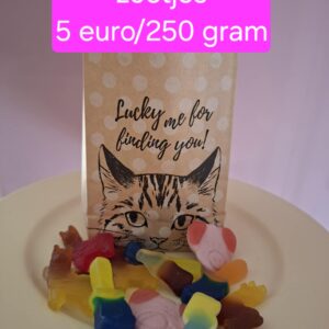 Snoepjes: 250 gram (enkel afhalen in Sint-Amandsberg)