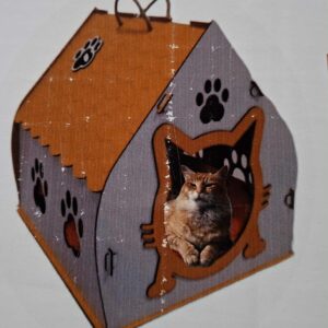 Tombola: 2 kattenhuisjes