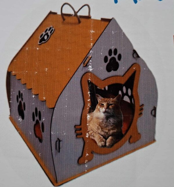 Tombola: 2 kattenhuisjes