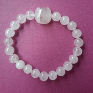 Armband met kattenkop: wit