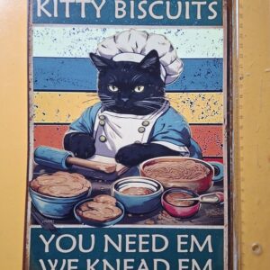 Kitty biscuits, bordje om op te hangen